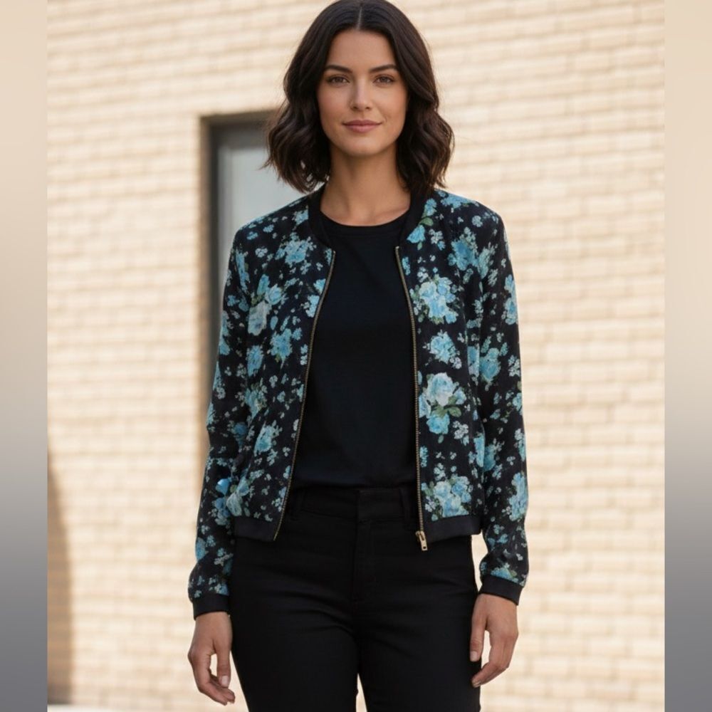 Take 50% OFF- Mascara Floral Jacket, Size-XS